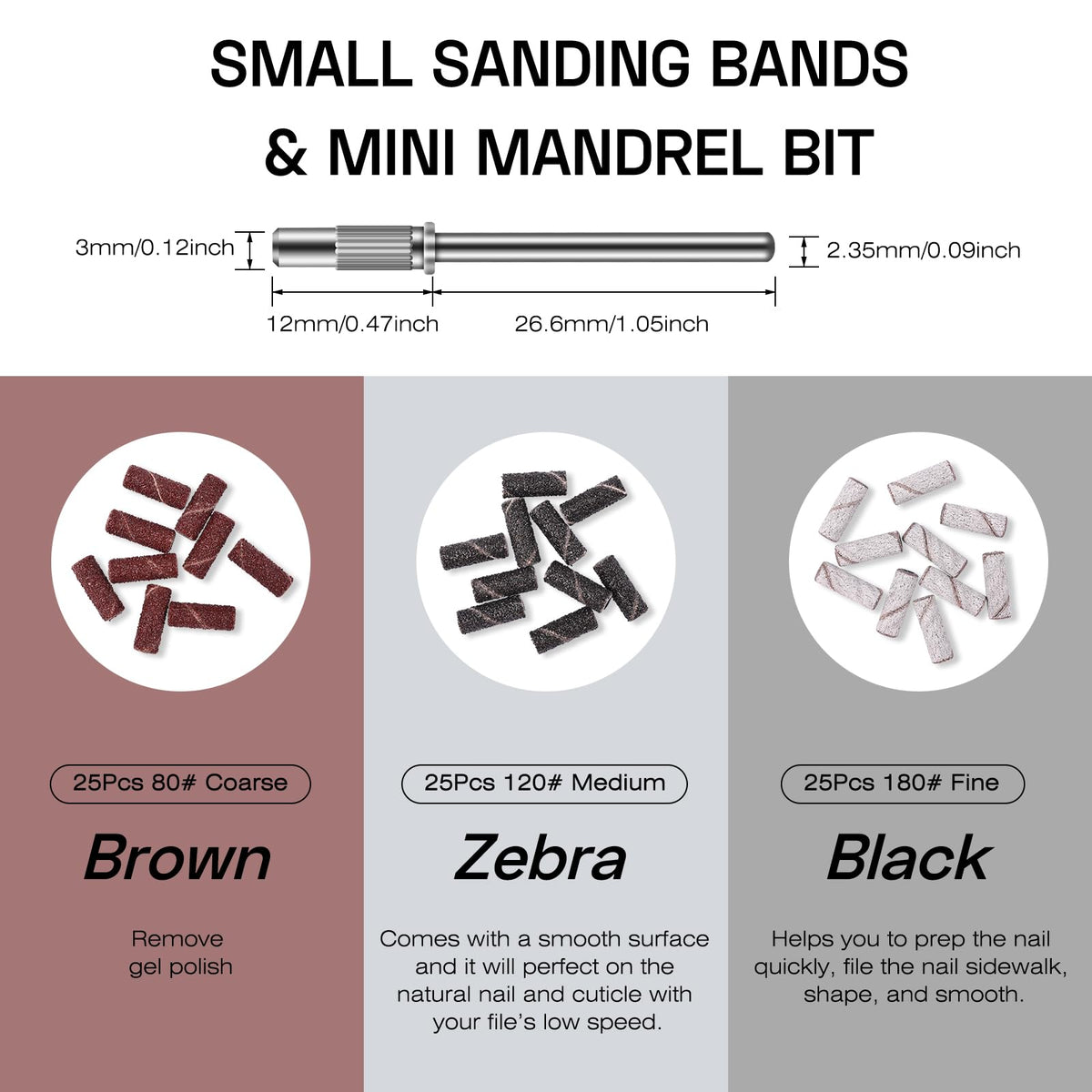 Depvko bits showing dust-proof rings for safety