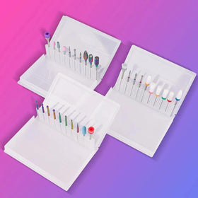 Depvko nail drill bits in various shapes for manicure