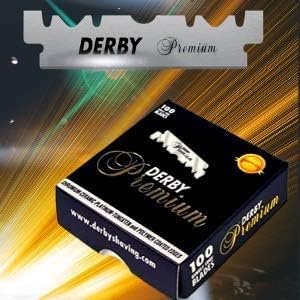 Derby razor blades packaging side view