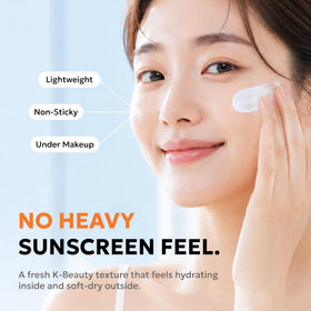 Derma B Everyday Aqua Fit Sunscreen SPF50 PA++++ 50ml side view