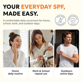 Derma B Everyday Aqua Fit Sunscreen SPF50 PA++++ lifestyle scene