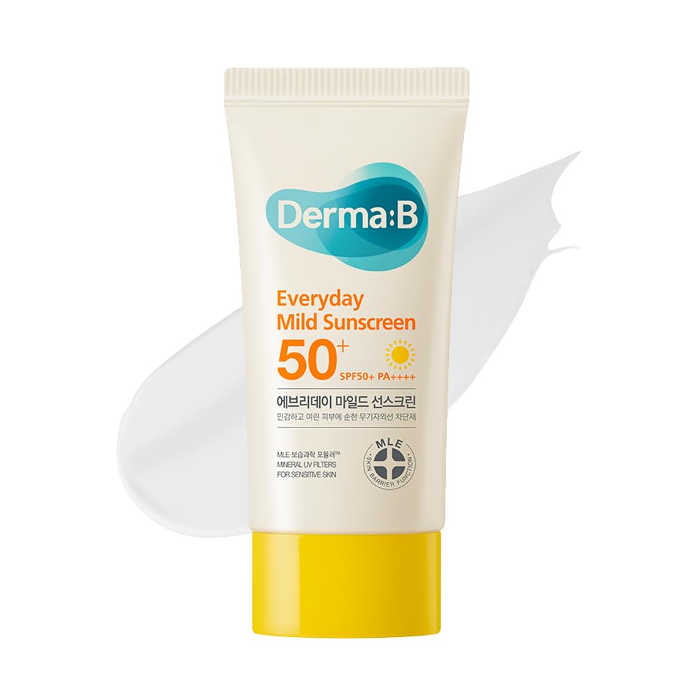 Derma B Everyday Mild Sunscreen SPF50+ 50ml front view