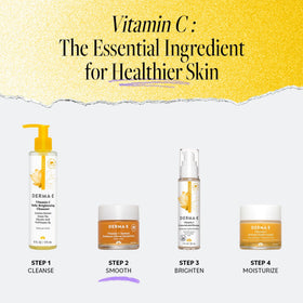 Derma E Vitamin C Instant Radiance Facial Peel application on skin