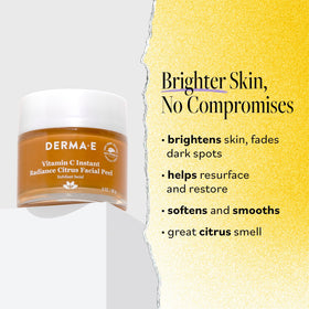 Derma E Vitamin C Instant Radiance Facial Peel packaging
