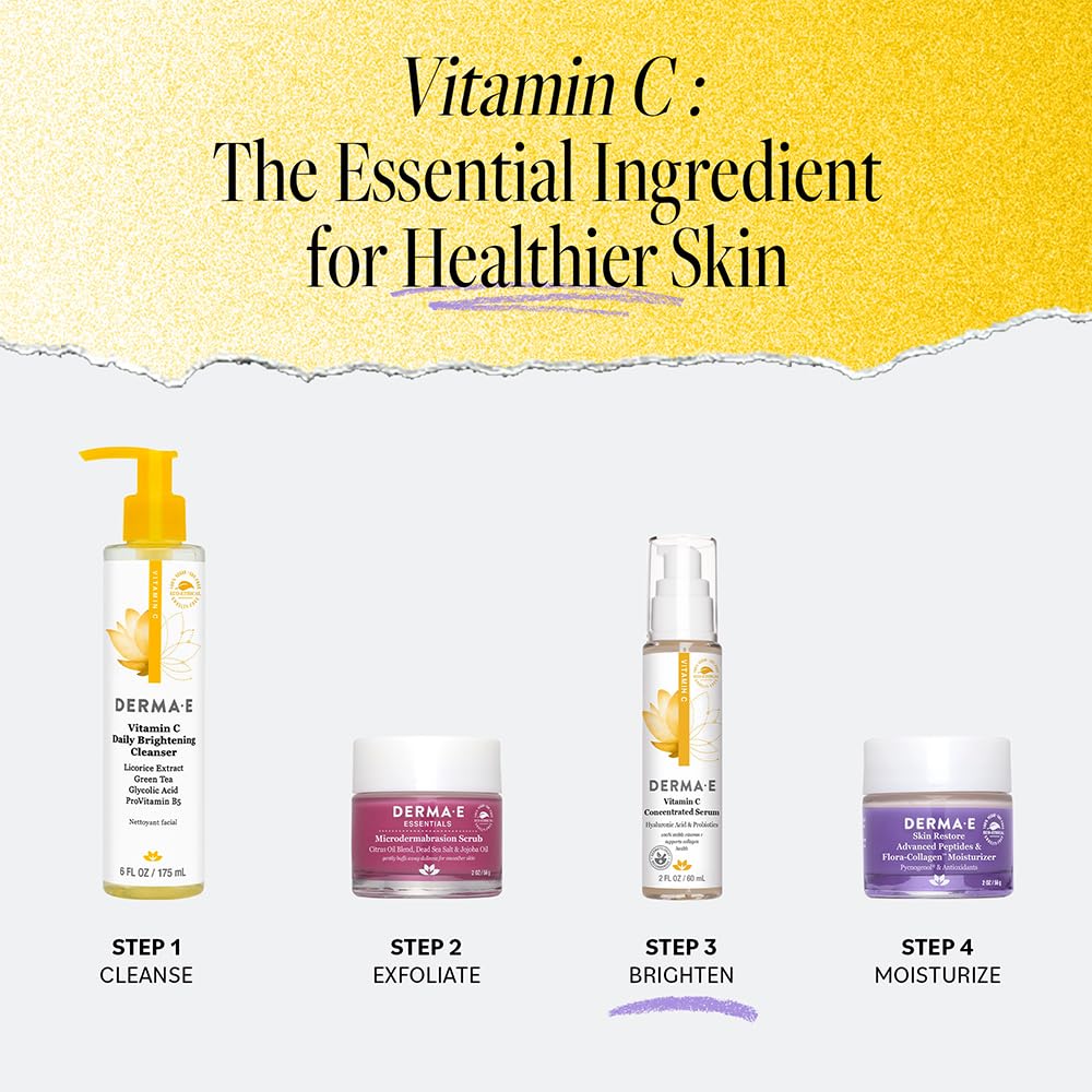 Derma E Vitamin C Serum application on skin