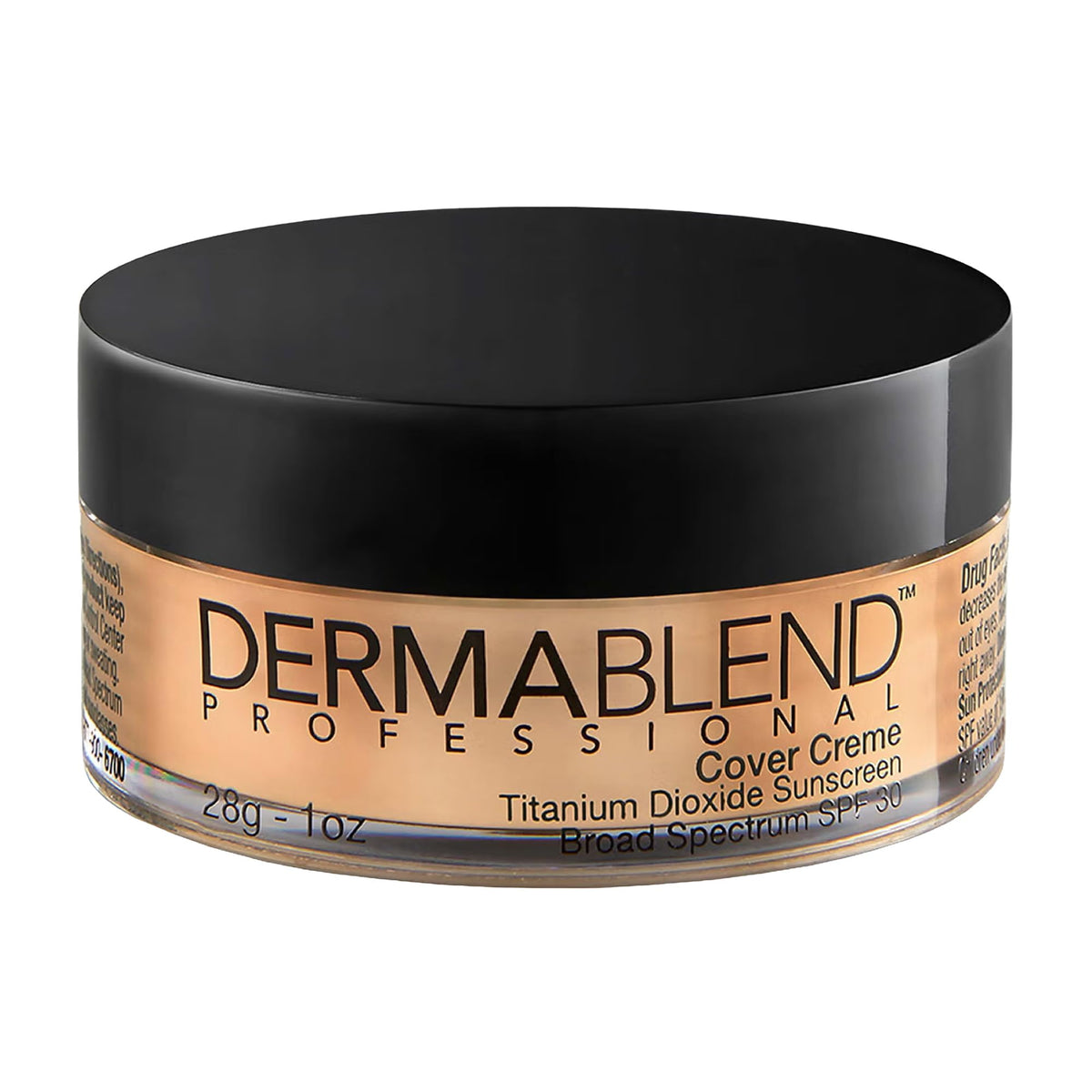 Dermablend Cover Crème Foundation 30W Yellow Beige front view