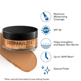 Dermablend Cover Crème Foundation creamy texture close-up