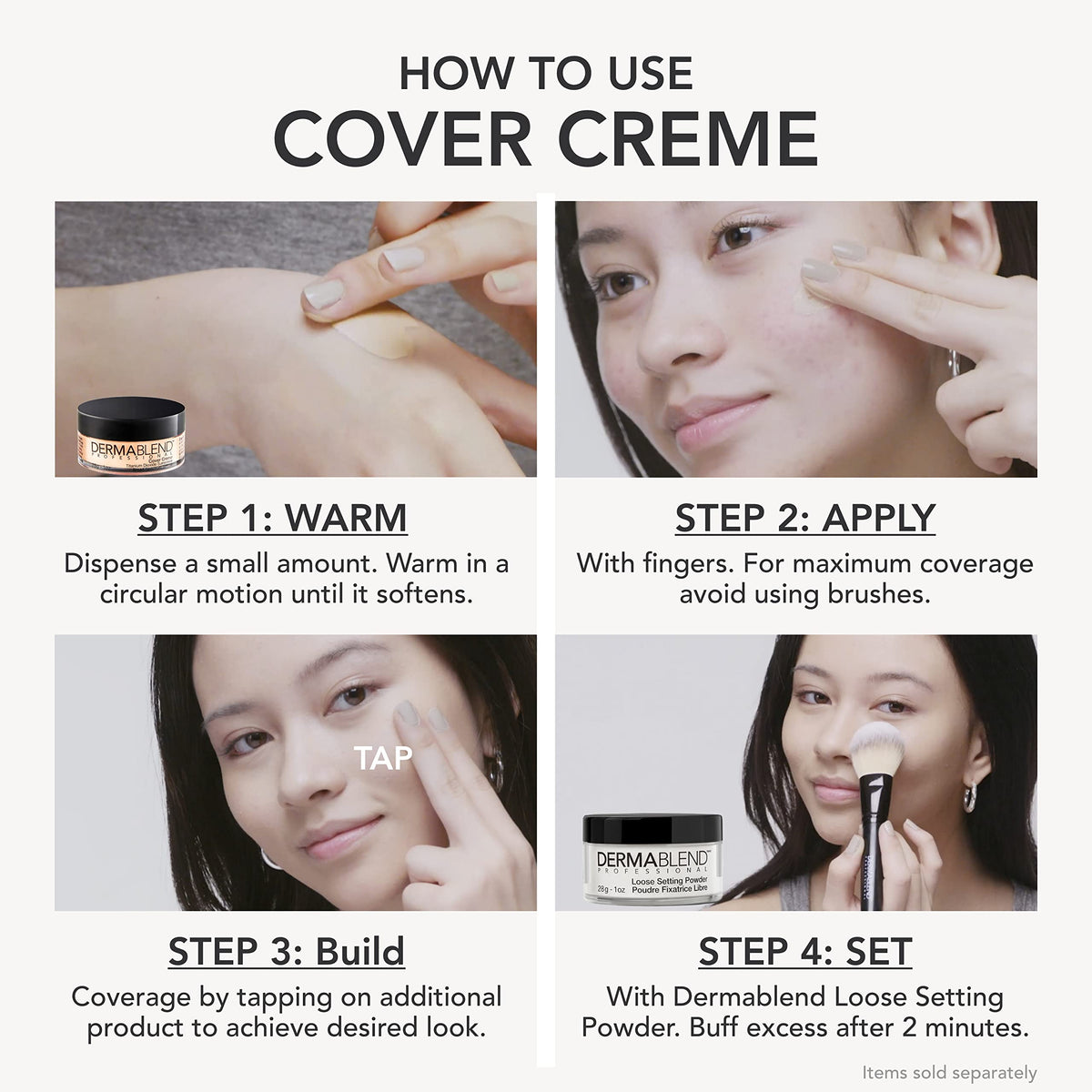 Dermablend Cover Crème High Coverage Foundation swatch on skin