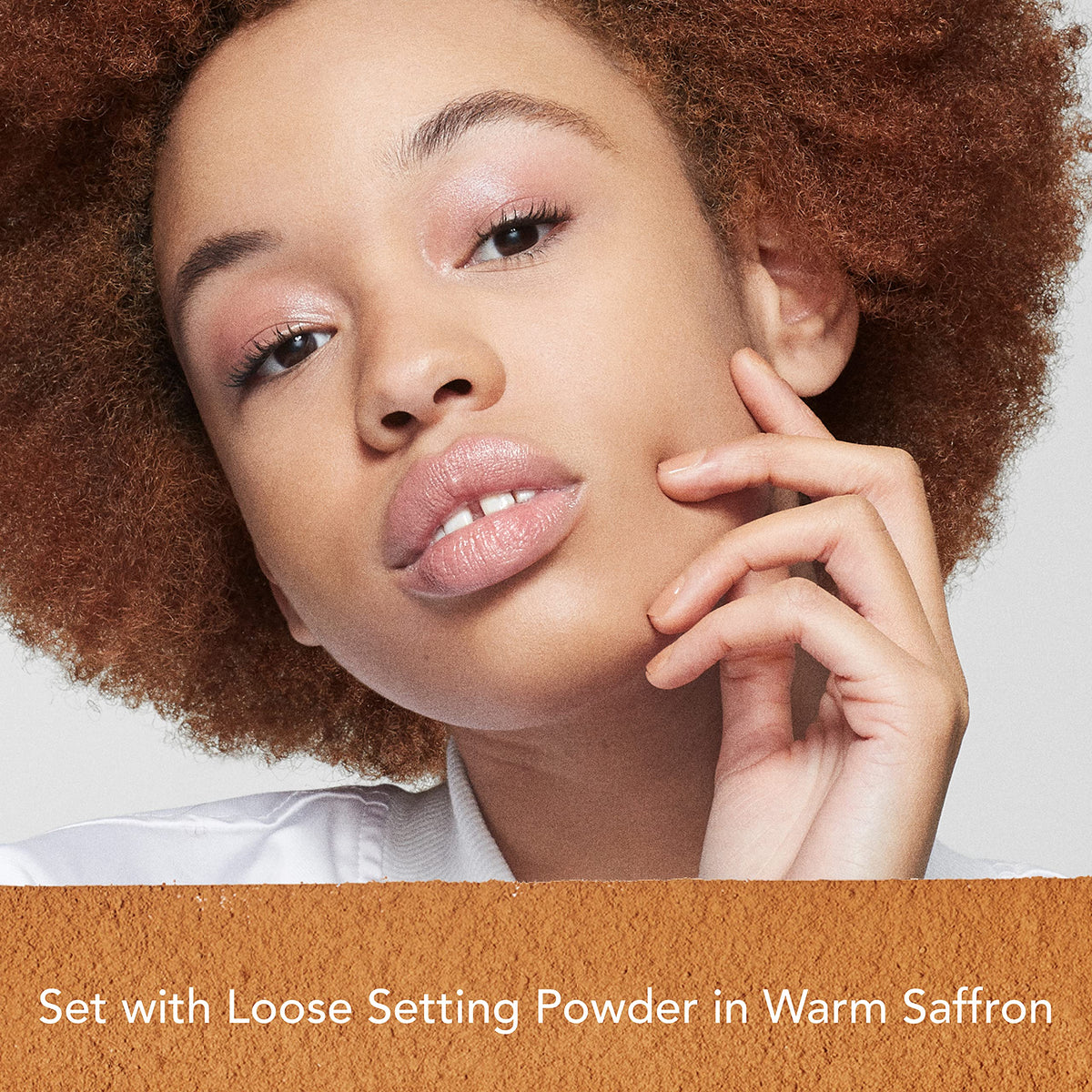 Dermablend Loose Setting Powder close-up of texture
