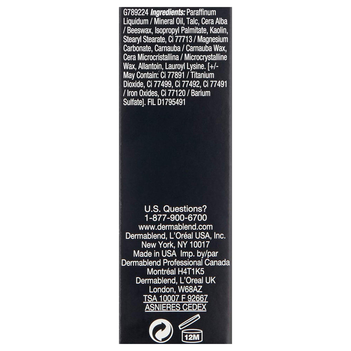 Dermablend Quick-Fix Body Makeup Stick with Dermablend Setting Powder