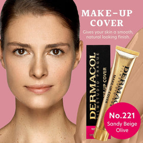 Dermacol Full Coverage Foundation No.221 shade selection display