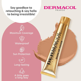 Dermacol Full Coverage Foundation No.222 application brush