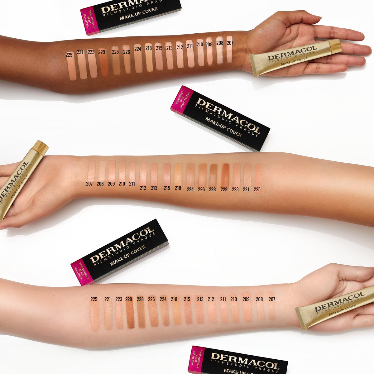 Dermacol Full Coverage Foundation No.229 being applied