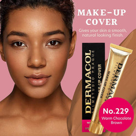 Dermacol Full Coverage Foundation No.229 swatched on skin
