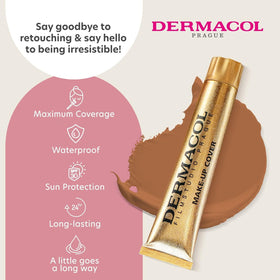 Dermacol Full Coverage Foundation No.229 texture close-up