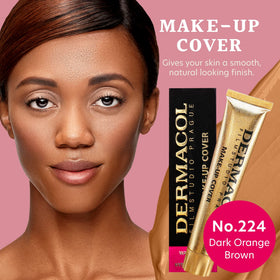 Dermacol Full Coverage Matte Foundation SPF 30 No.224 side view