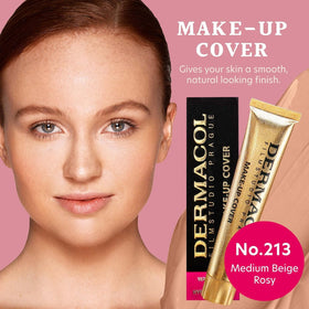 Dermacol Full Coverage Tattoo Cover Foundation SPF 30 No.213 swatch on skin