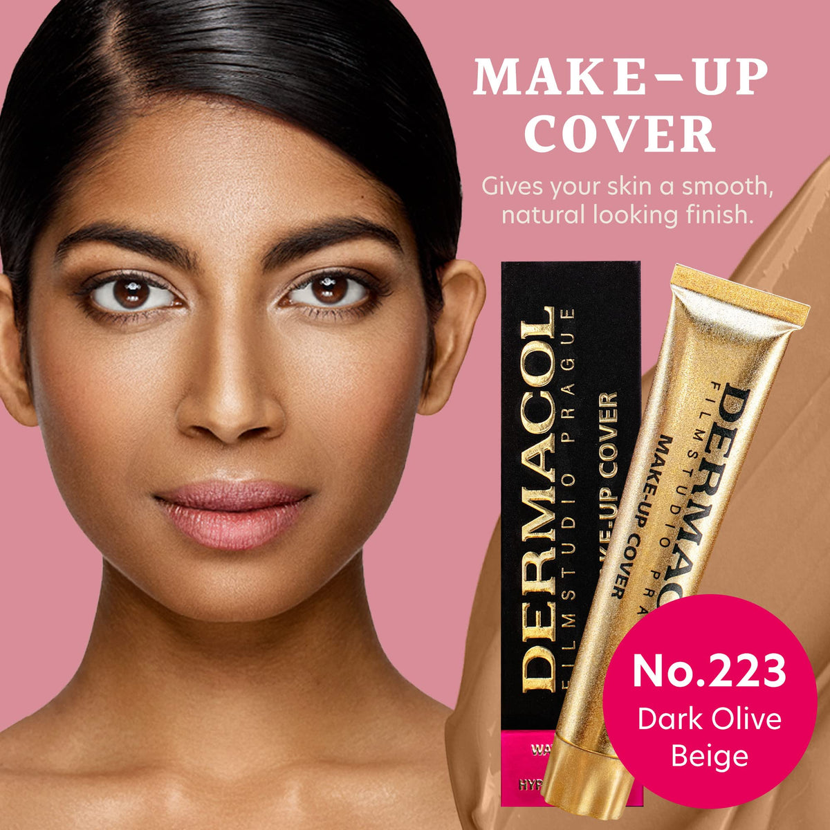 Dermacol Full Coverage Tattoo Cover Matte Foundation No.223 packaging