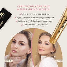 Dermacol Mini Full Coverage Foundation 13g texture close-up