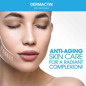Dermactin Anti-Aging Fine Lines Wrinkle Cream with cosmetics