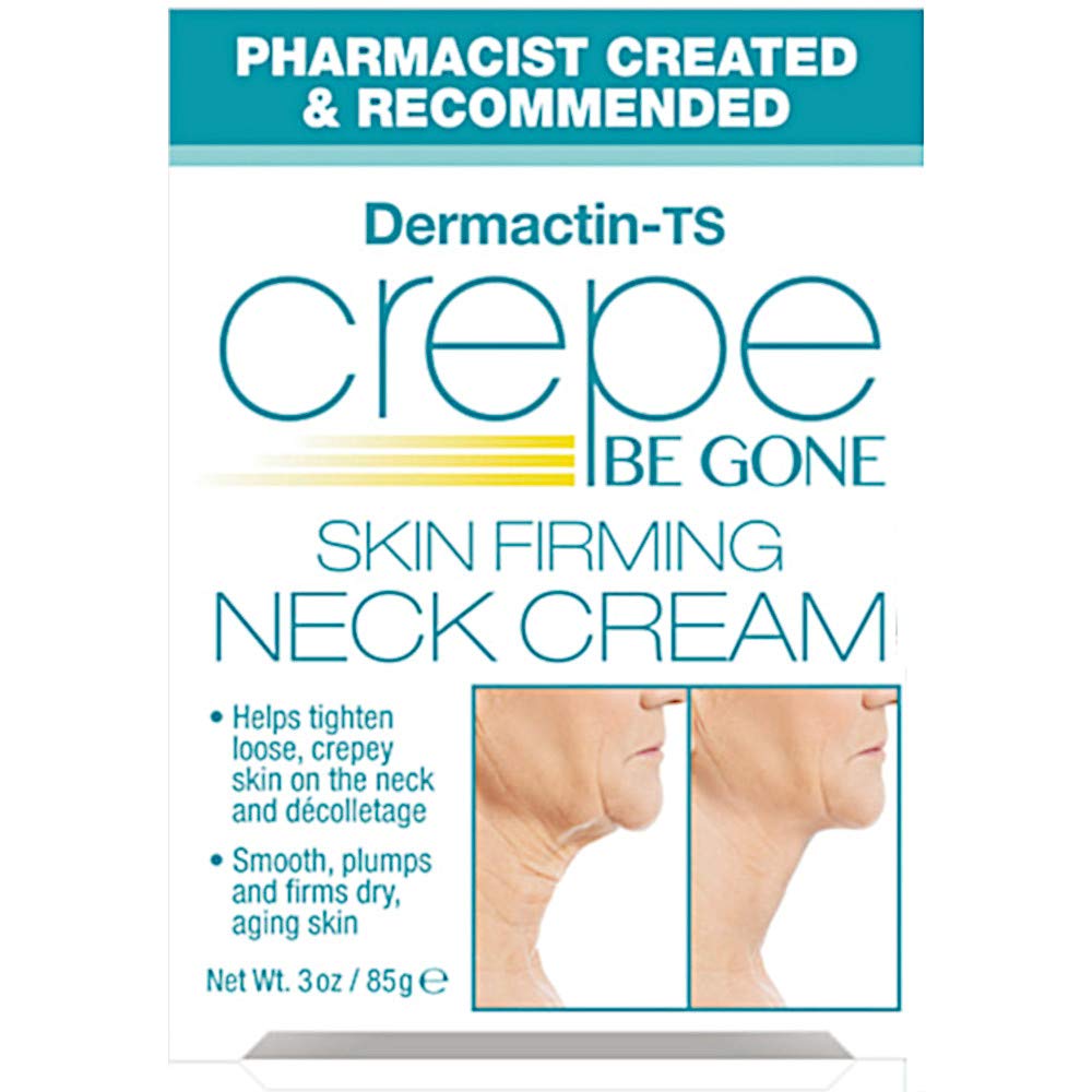 Dermactin Crepe Be Gone Firming Neck Cream with other skincare products