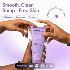 DERMAdoctor KP Bump Eraser Body Scrub 8 Fl oz with natural ingredients