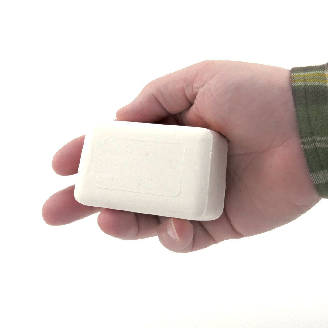 Dermaharmony soap with a clean, minimal background