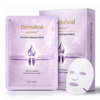 Dermaheal Luxidase PoreSlim Intensive Sheet Mask box front view