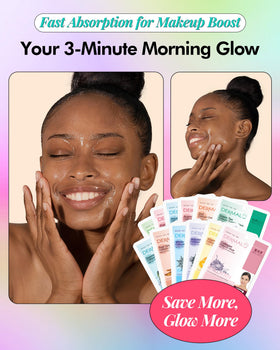 DERMAL Collagen Essence Face Masks displayed in packaging