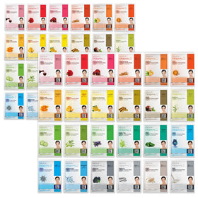 DERMAL Korean Essence Sheet Mask Variety Pack front view