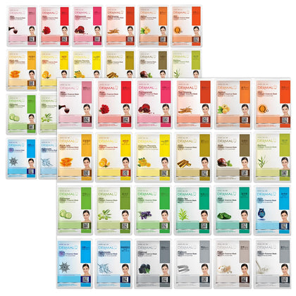 DERMAL Korean Essence Sheet Mask Variety Pack front view