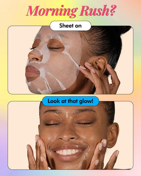 DERMAL Korean sheet masks displayed in a box
