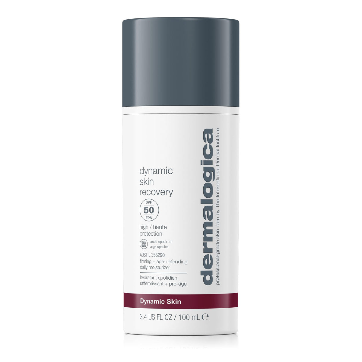 Dermalogica Dynamic Skin Recovery SPF 50 front view with packaging