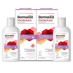 Dermarest Psoriasis Medicated Shampoo and Conditioner 8 Fl Oz front view