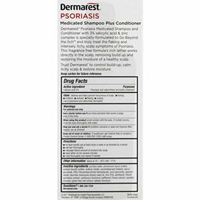 Dermarest Psoriasis Shampoo and Conditioner 8 oz bottles together