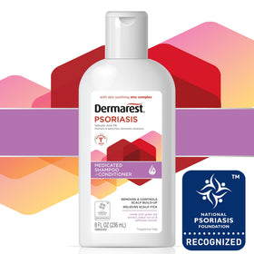 Dermarest Psoriasis Shampoo and Conditioner application on scalp