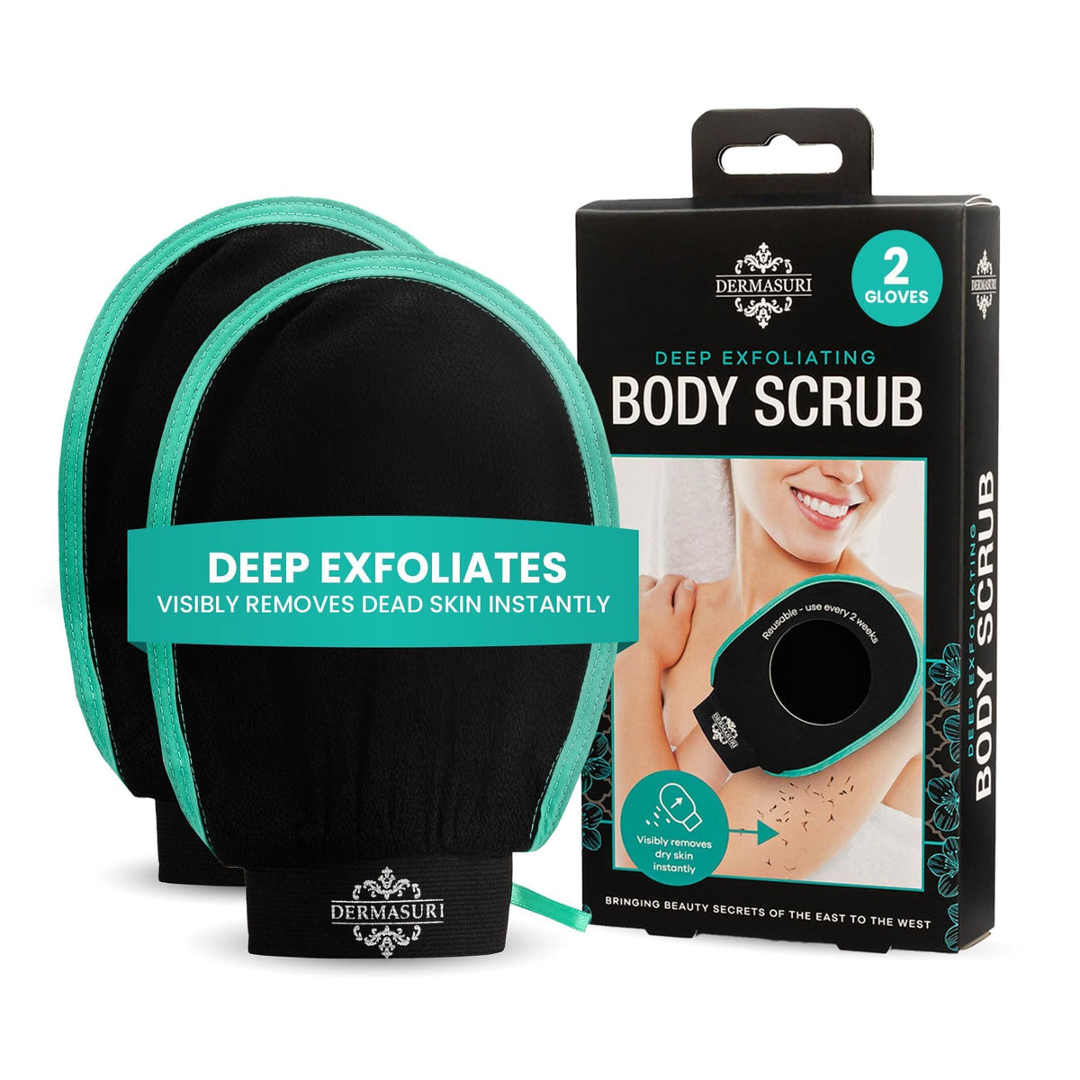 Dermasuri Deep Exfoliating Glove front view