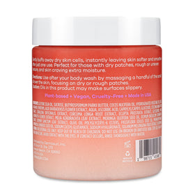 Dermasuri Exfoliating Sugar Scrub Coconut Passion Fruit on a towel