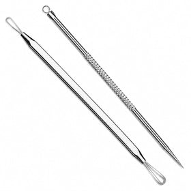 DERMATED Pimple Popper Tool set with two stainless steel tools
