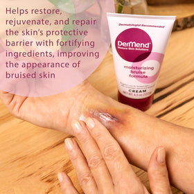 Dermend Bruise Cream showing packaging details