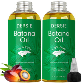Dersie Batana Oil pack of 2 bottles, front view