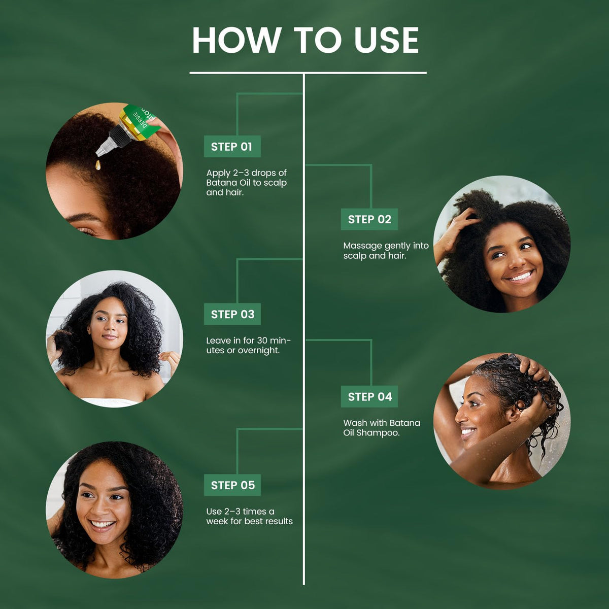 Dersie Batana Oil Shampoo being lathered in hands