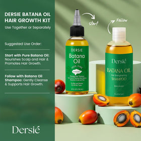 Dersie Batana Oil Shampoo bottle side view