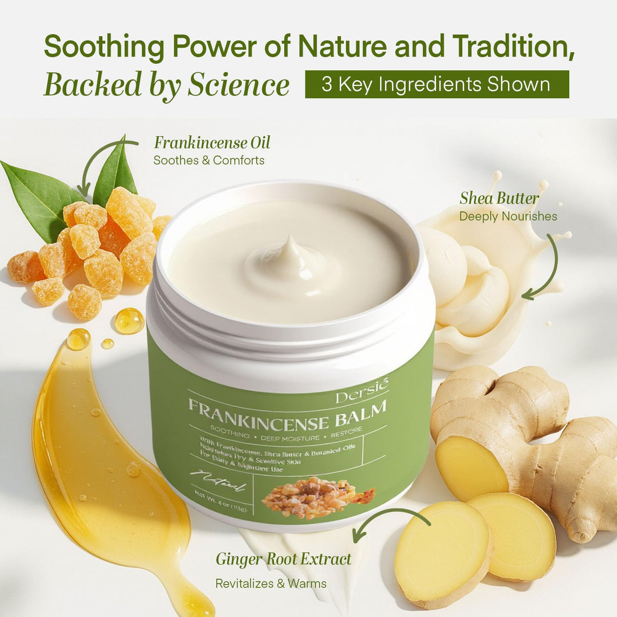 Dersie Frankincense Balm texture close-up