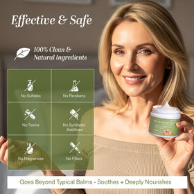 Dersie Frankincense Balm with other skincare products