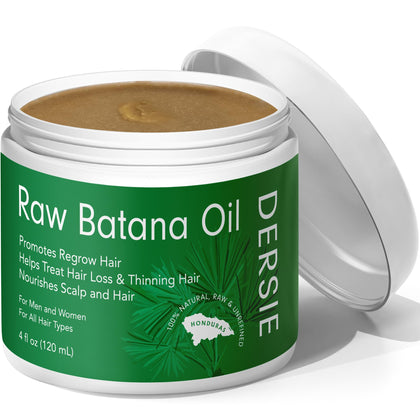 Dersie Raw Batana Oil 4 FL OZ front view