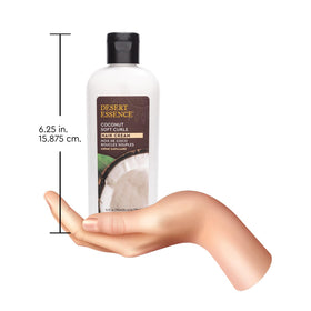 Desert Essence Coconut Soft Curls Hair Cream packaging details