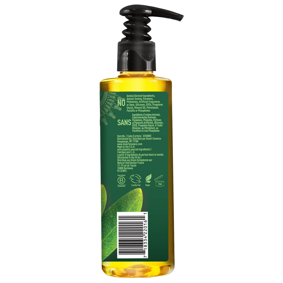Desert Essence Face Wash with tea tree oil and botanical elements