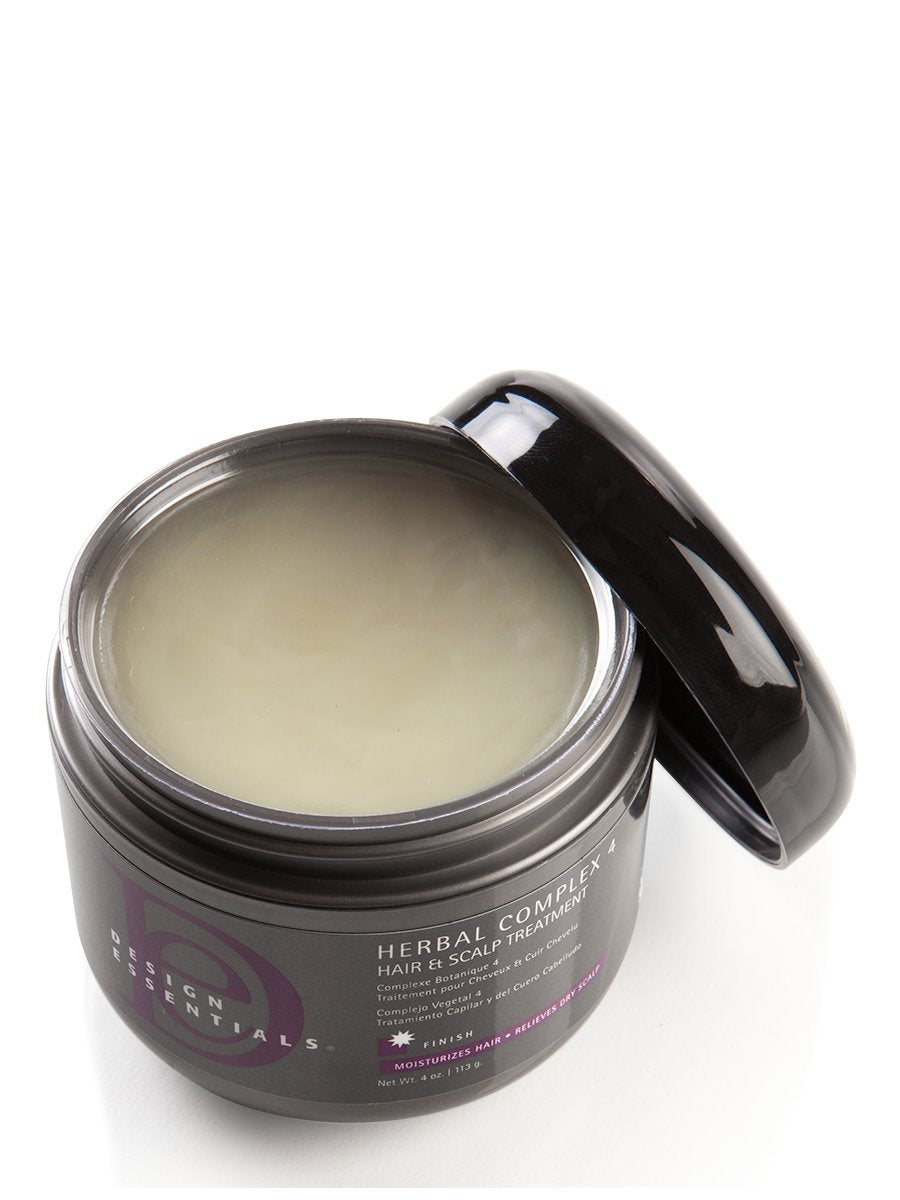 Design Essentials Herbal Complex 4 Hair & Scalp application on scalp