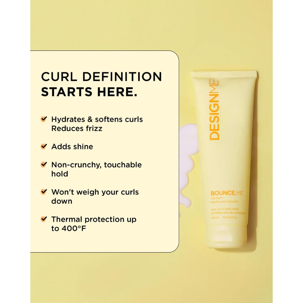 Design.Me BOUNCE.ME Curl Balm 8.5 Fl Oz back view